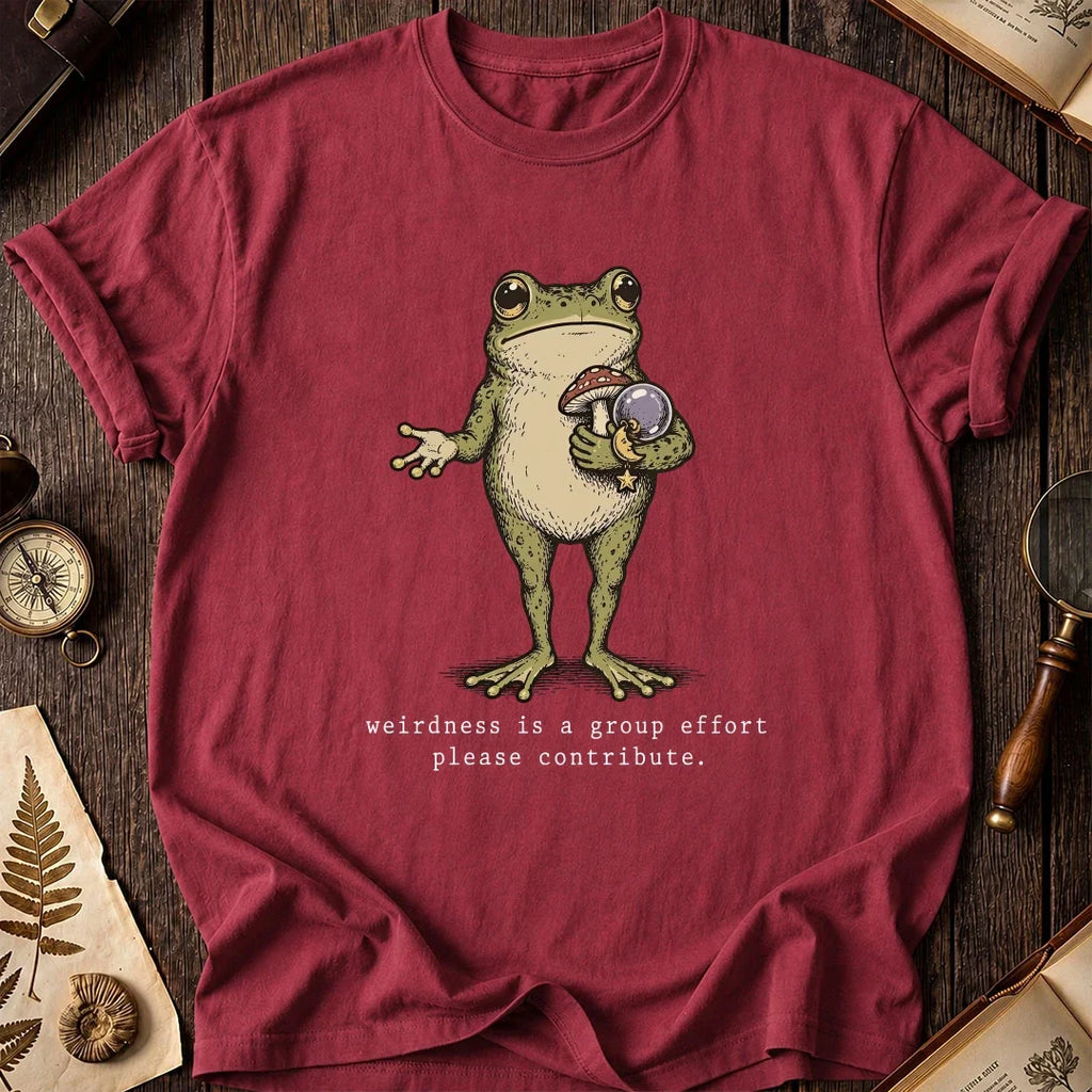 Add Weirdness Frog T-Shirt product image 5