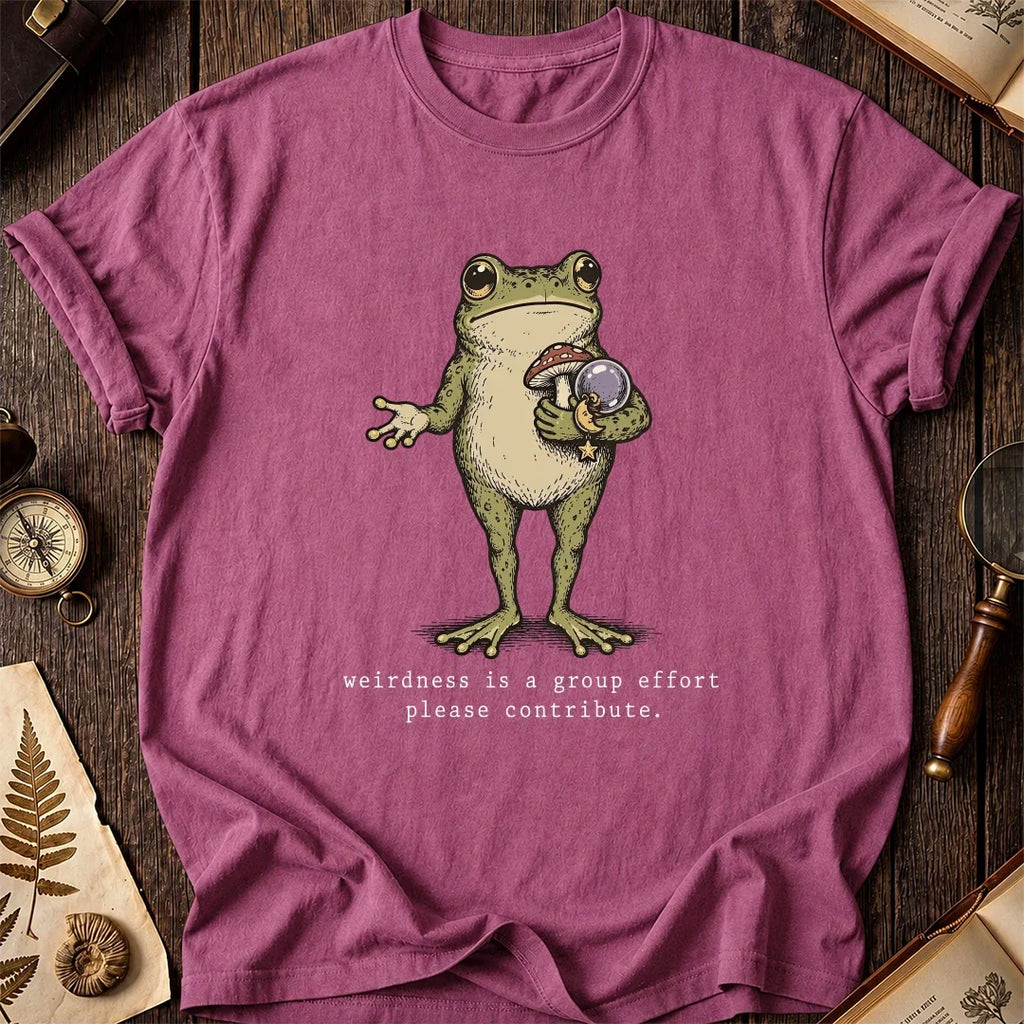 Add Weirdness Frog T-Shirt product image 3