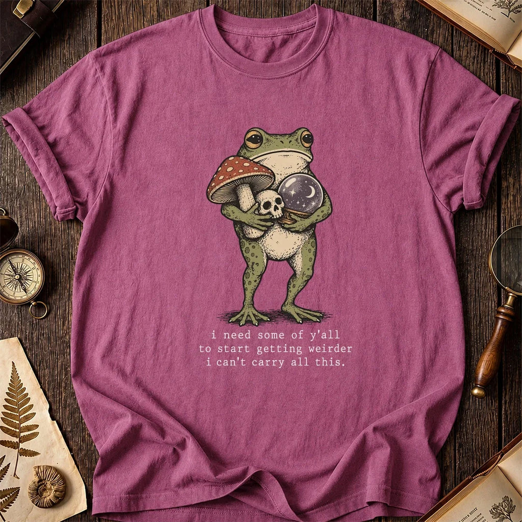 Get Weirder Frog T-Shirt product image 3