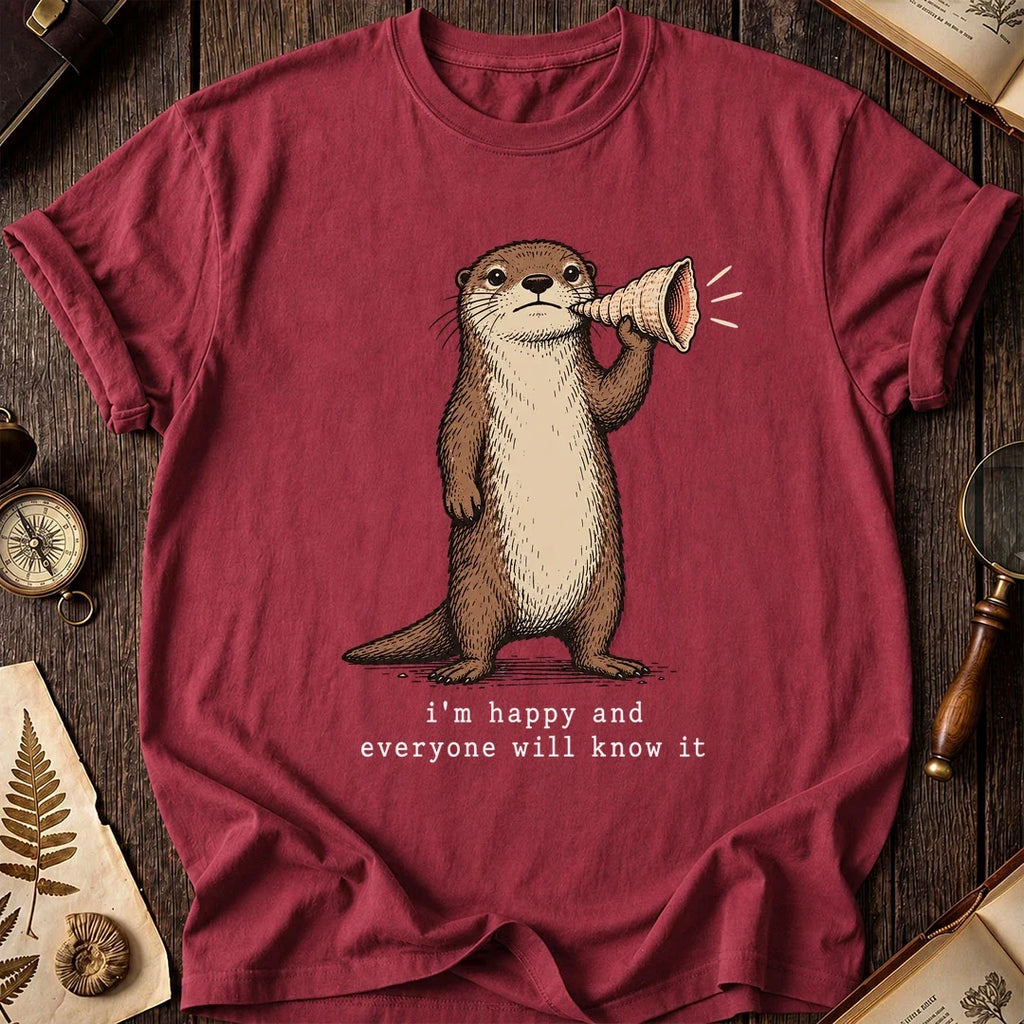 Happy Otter T-Shirt product image 4