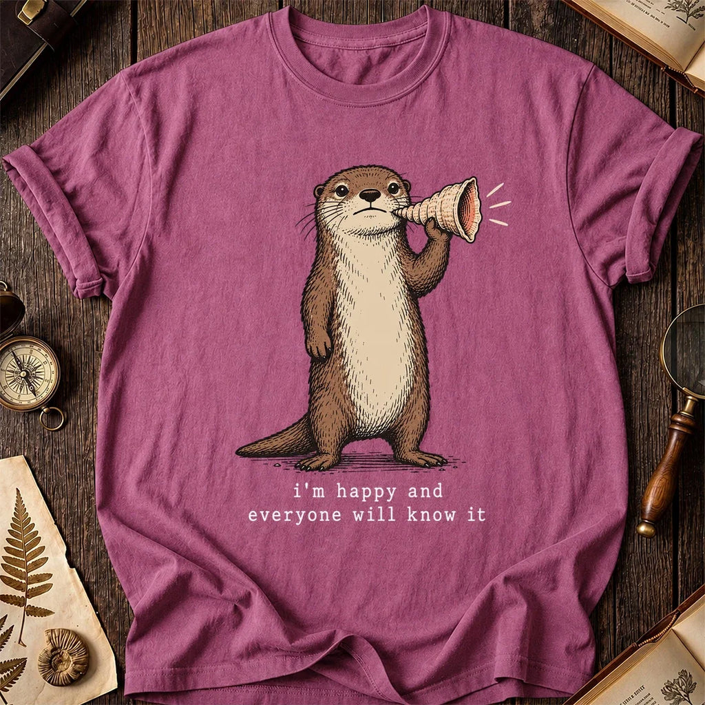 Happy Otter T-Shirt product image 3