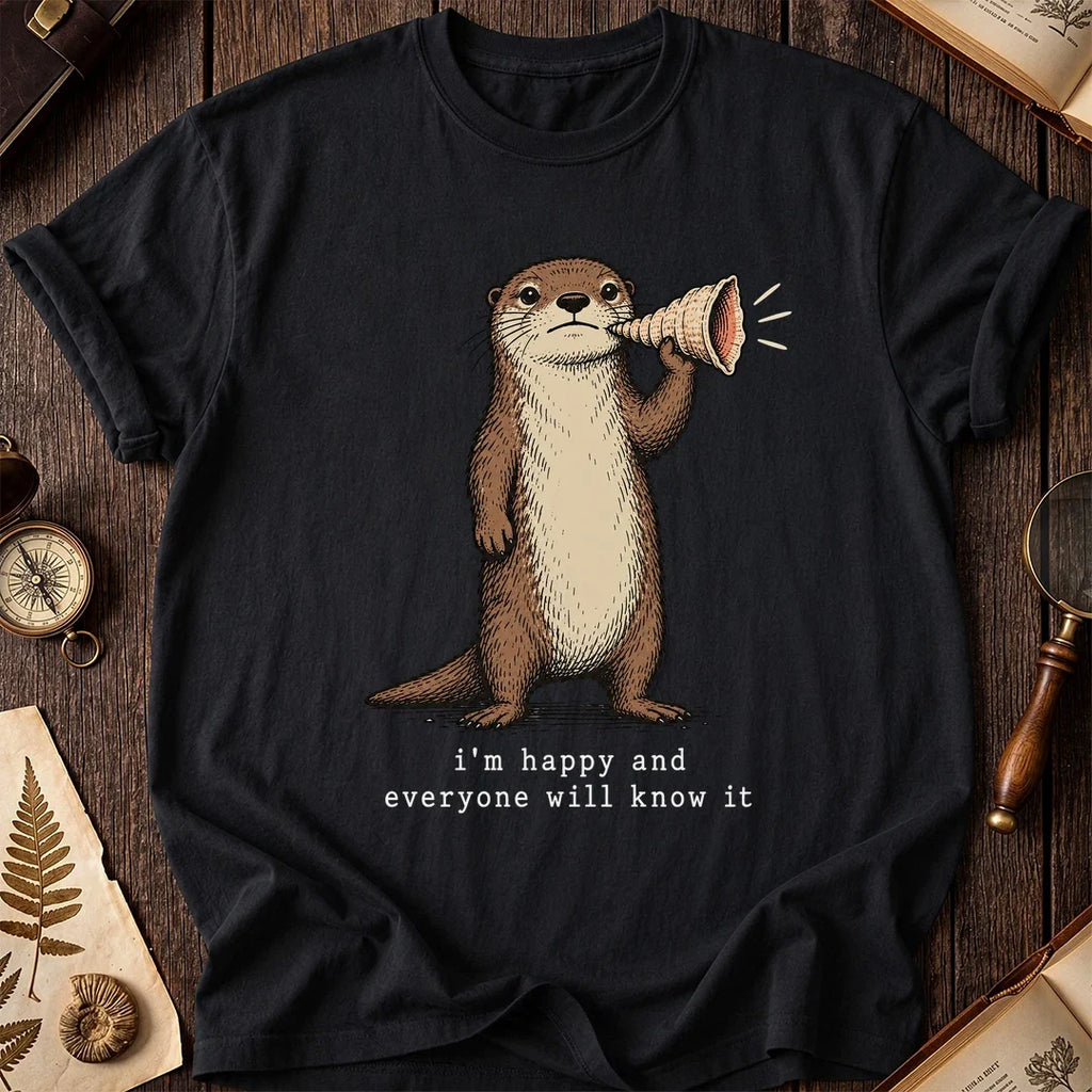 Happy Otter T-Shirt product image 2