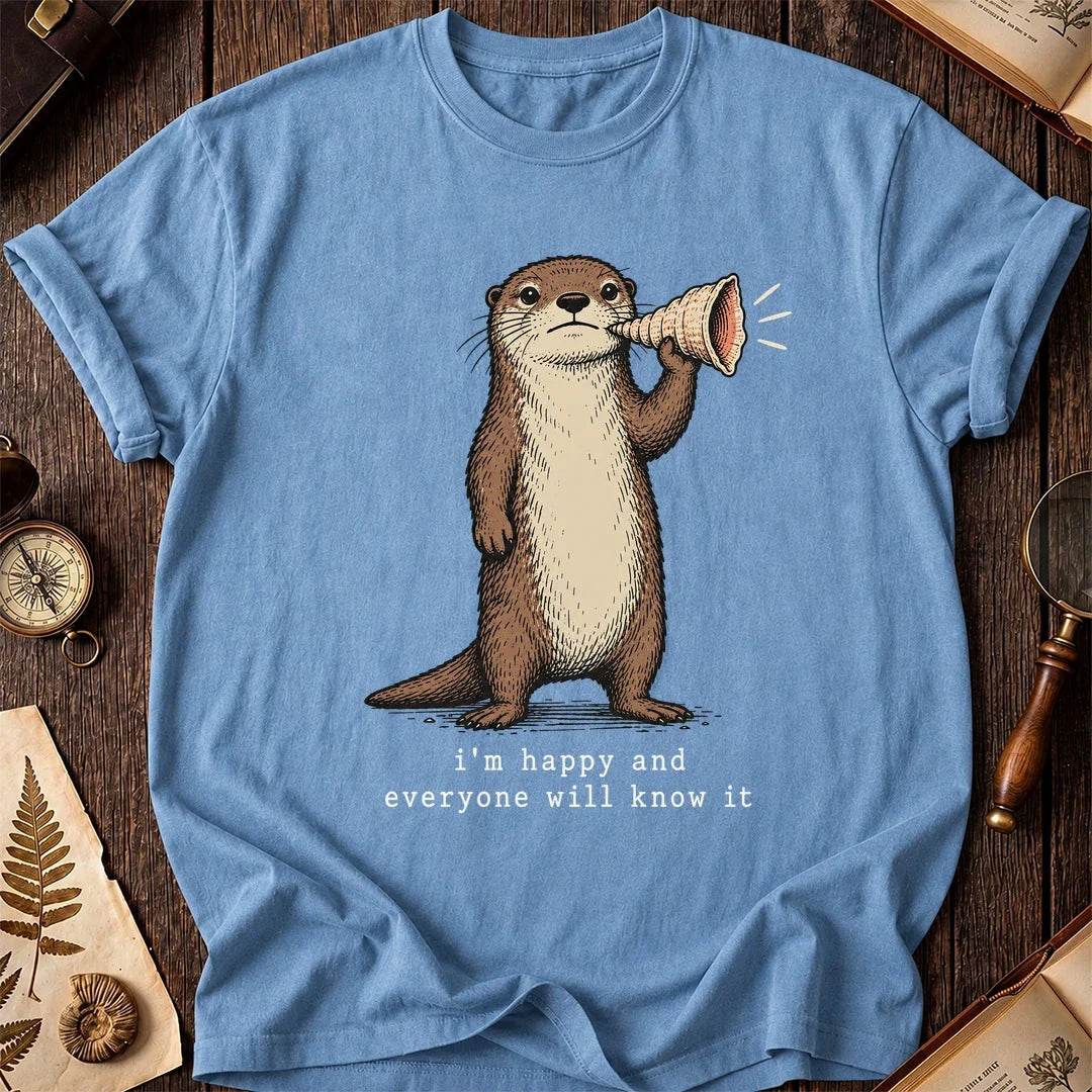 Happy Otter T-Shirt product image 1