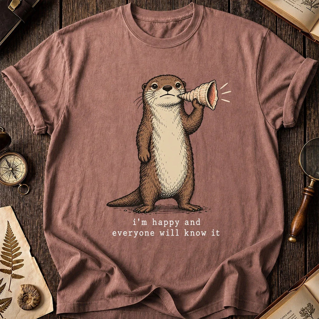 Happy Otter T-Shirt product image 8