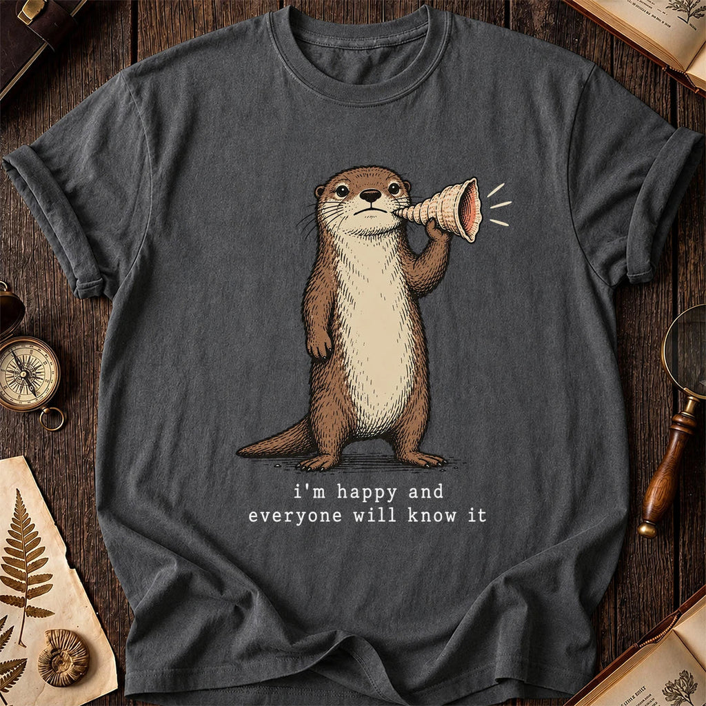 Happy Otter T-Shirt product image 6