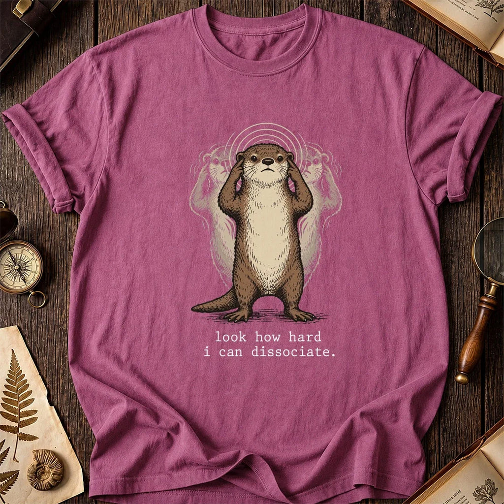Hard Dissociate Otter T-Shirt product image 3