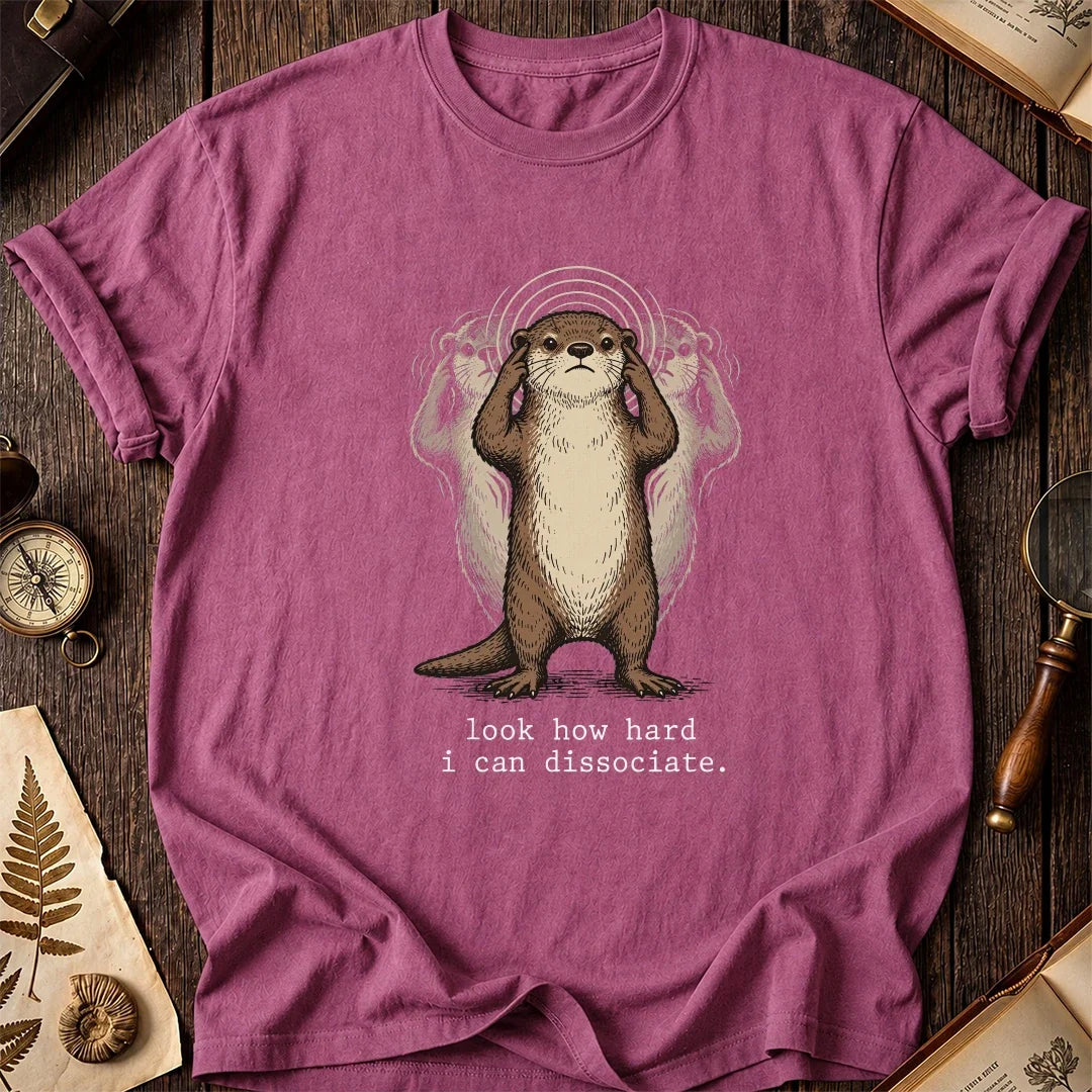 Hard Dissociate Otter T-Shirt product image 3