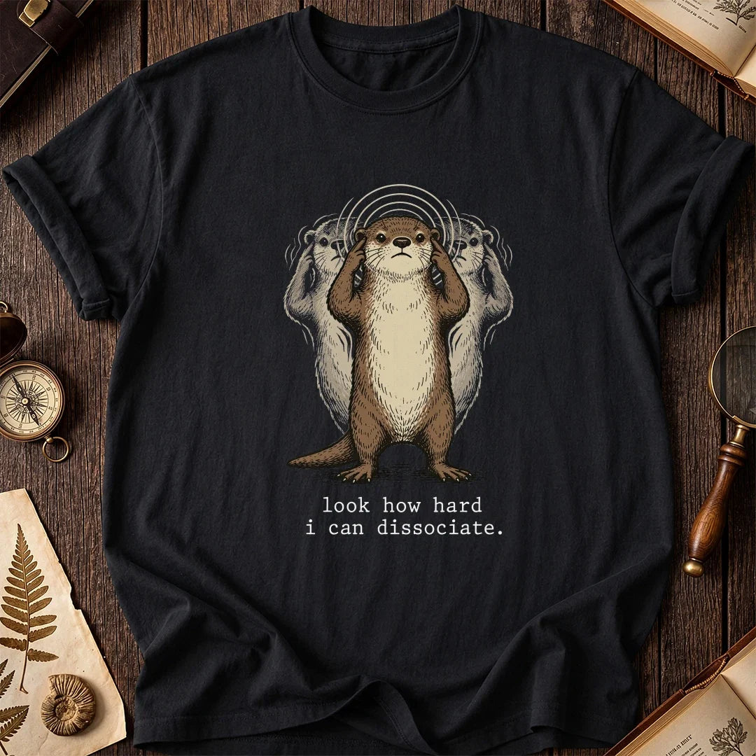 Hard Dissociate Otter T-Shirt product image 2