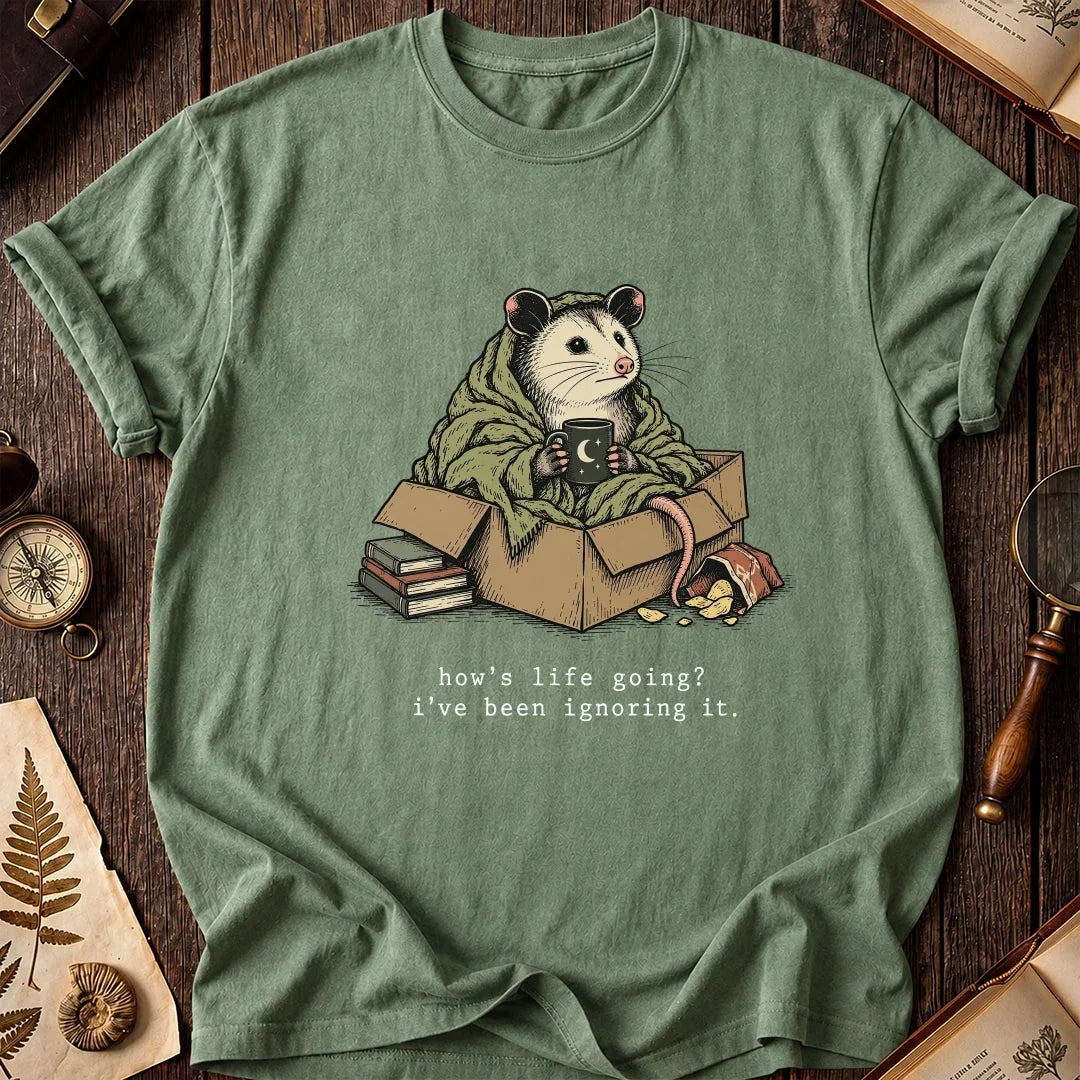 Ignoring Life Possum T-Shirt product image 1