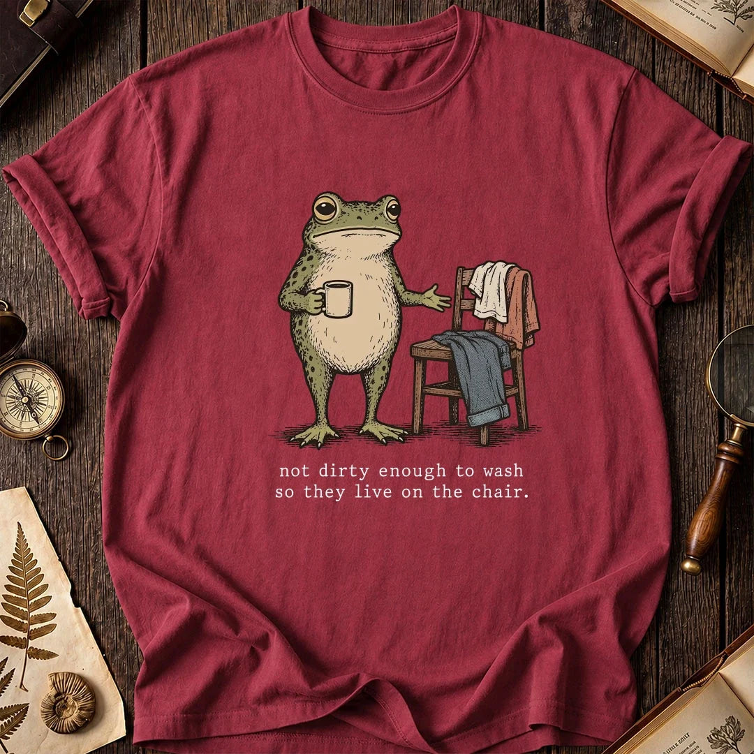 Laundry Chair Frog T-Shirt product image 5