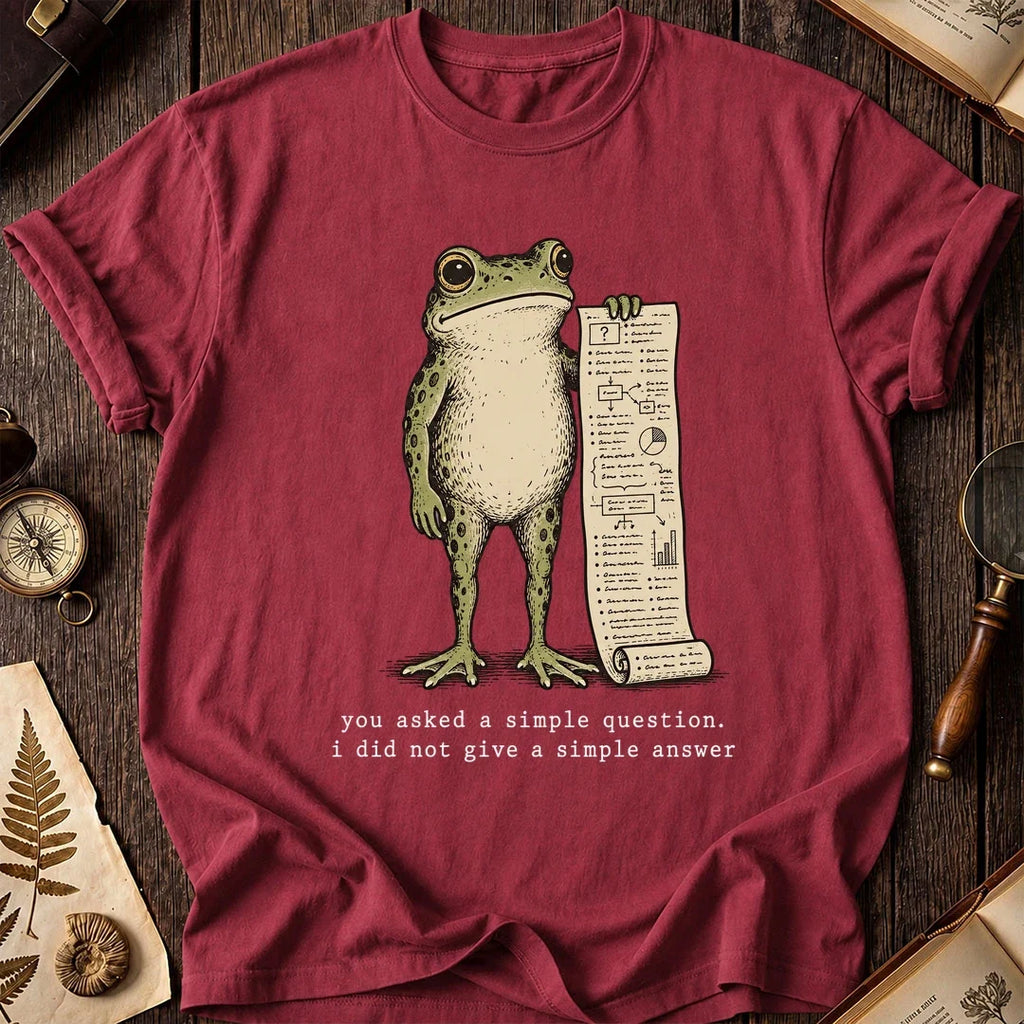 Long Answer Frog T-Shirt product image 5