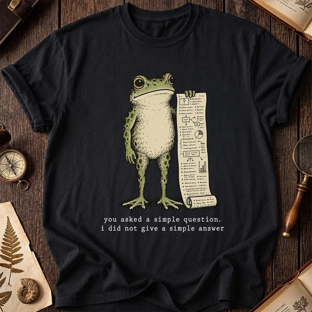 Long Answer Frog T-Shirt product image 3