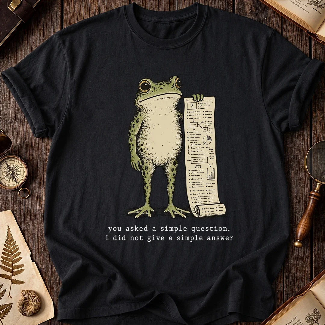 Long Answer Frog T-Shirt product image 3