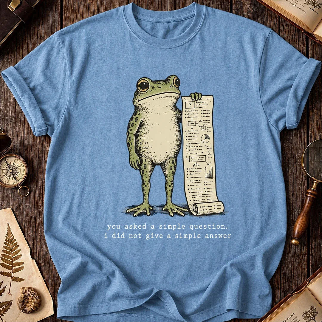 Long Answer Frog T-Shirt product image 4