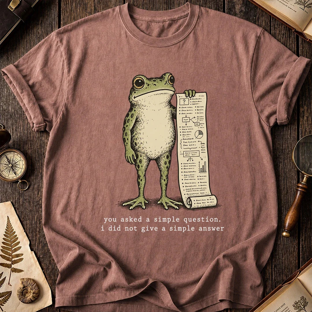 Long Answer Frog T-Shirt product image 8