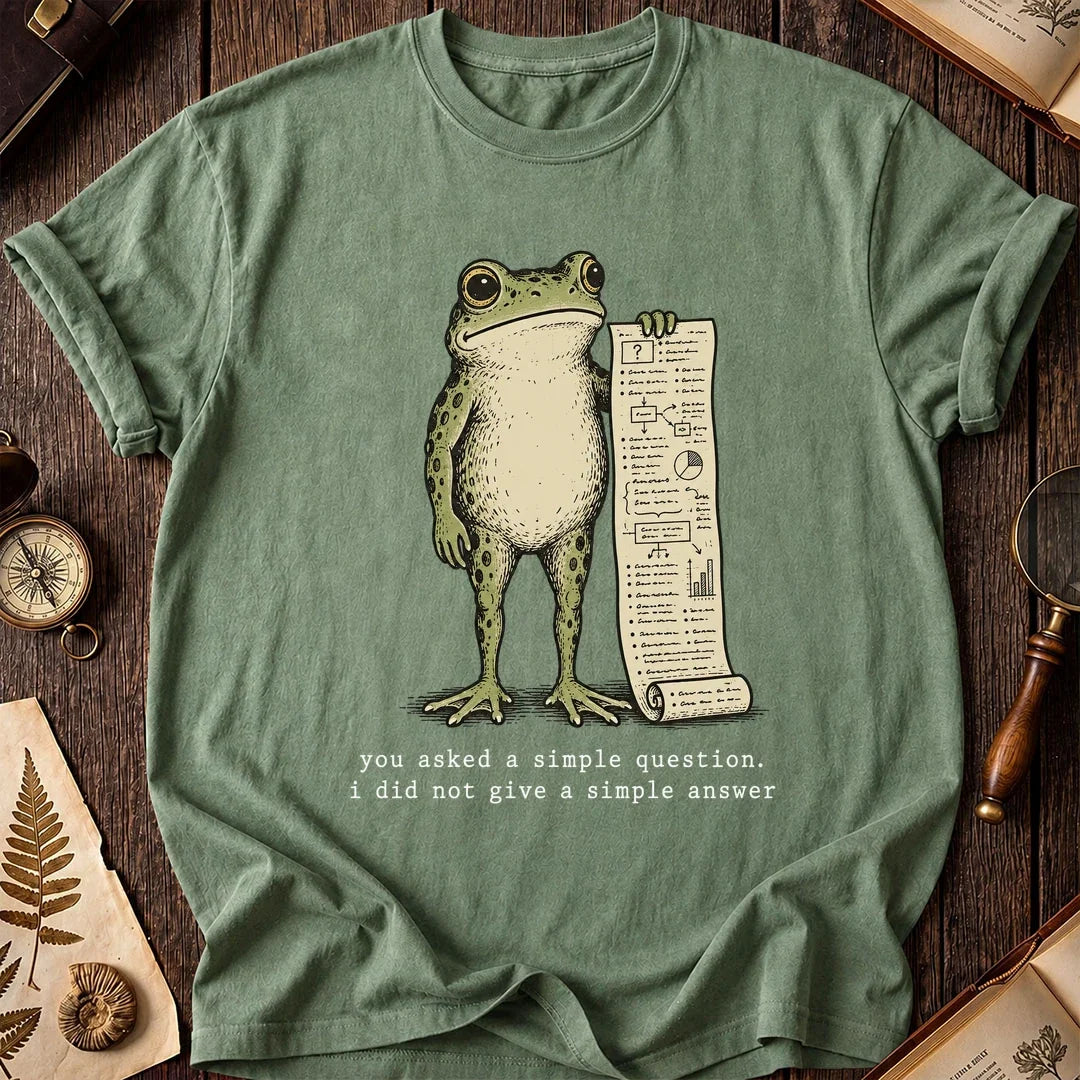 Long Answer Frog T-Shirt product image 1