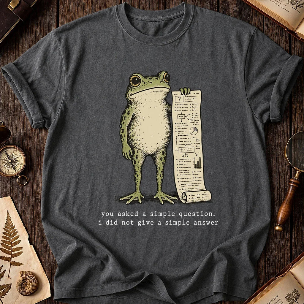 Long Answer Frog T-Shirt product image 6