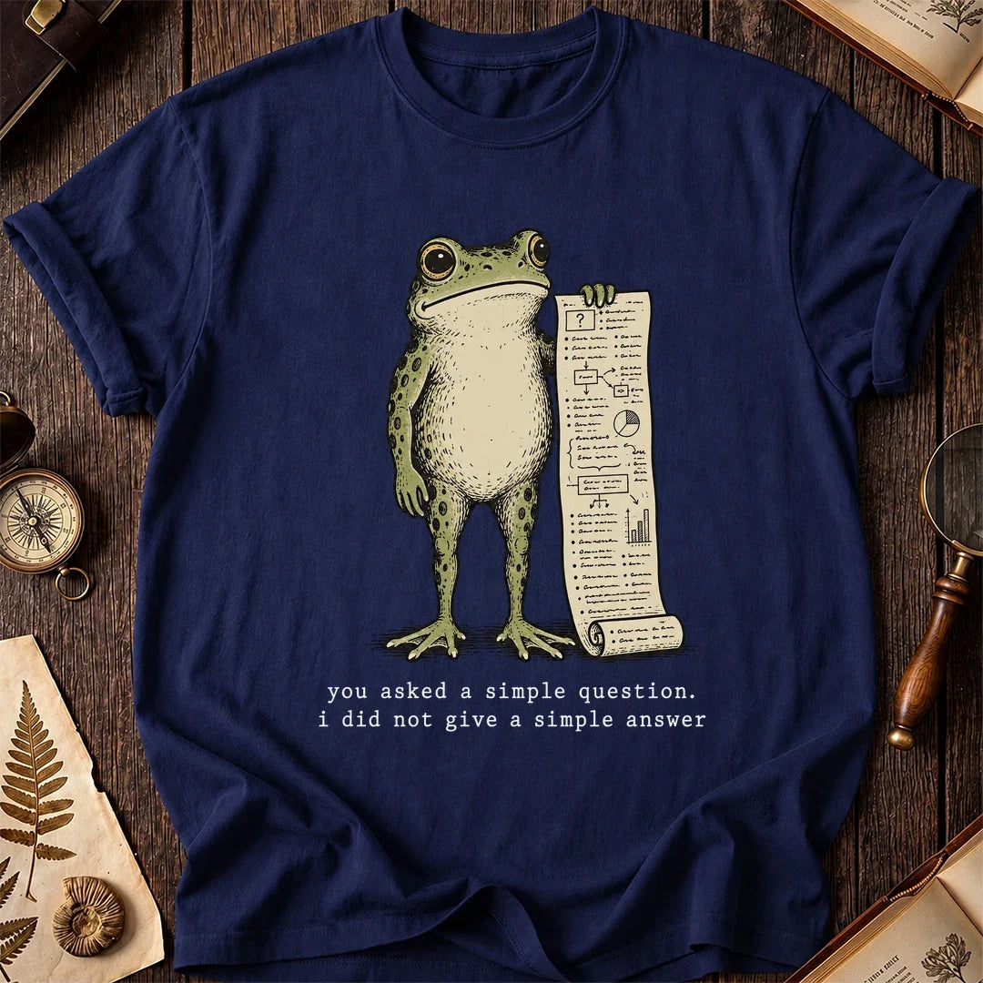 Long Answer Frog T-Shirt product image 7