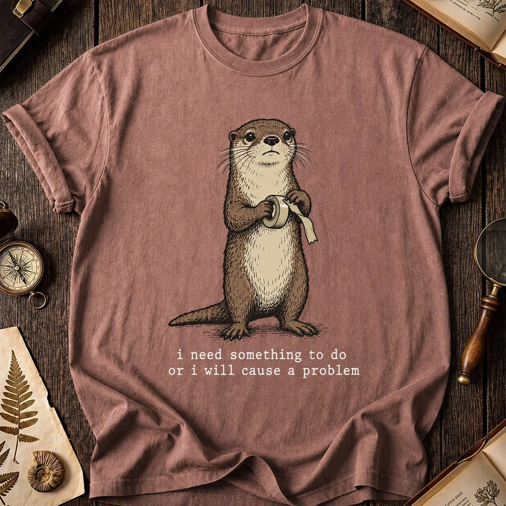 Need A Task Otter T-Shirt product image 8