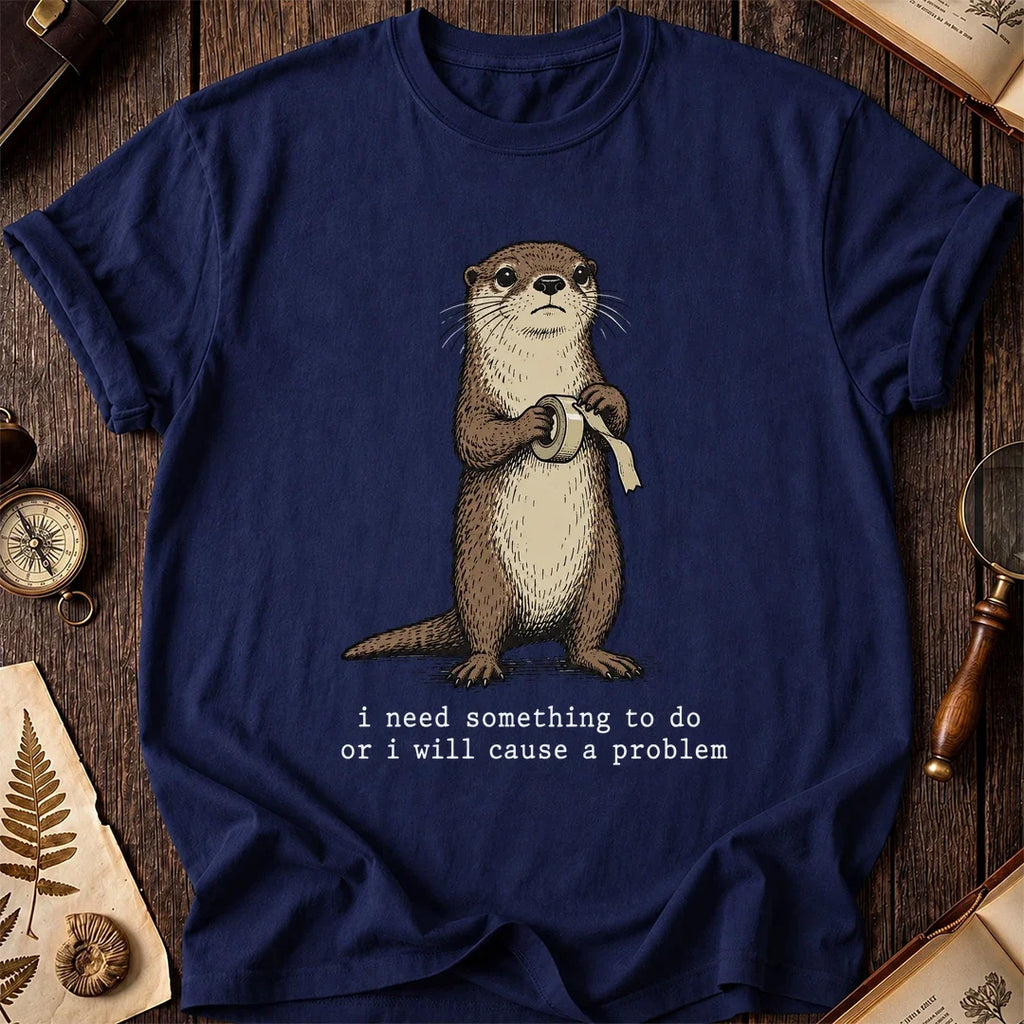 Need A Task Otter T-Shirt product image 7