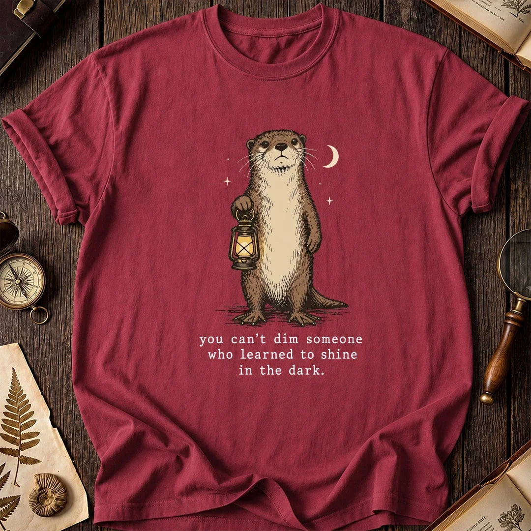 Night Glow Otter T-Shirt product image 4