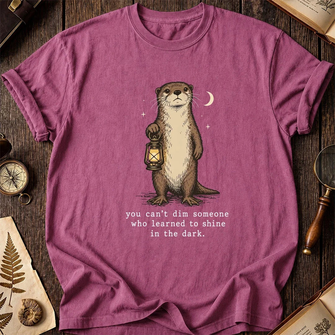Night Glow Otter T-Shirt product image 3