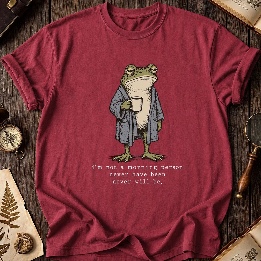 No Mornings Frog T-Shirt product image 5