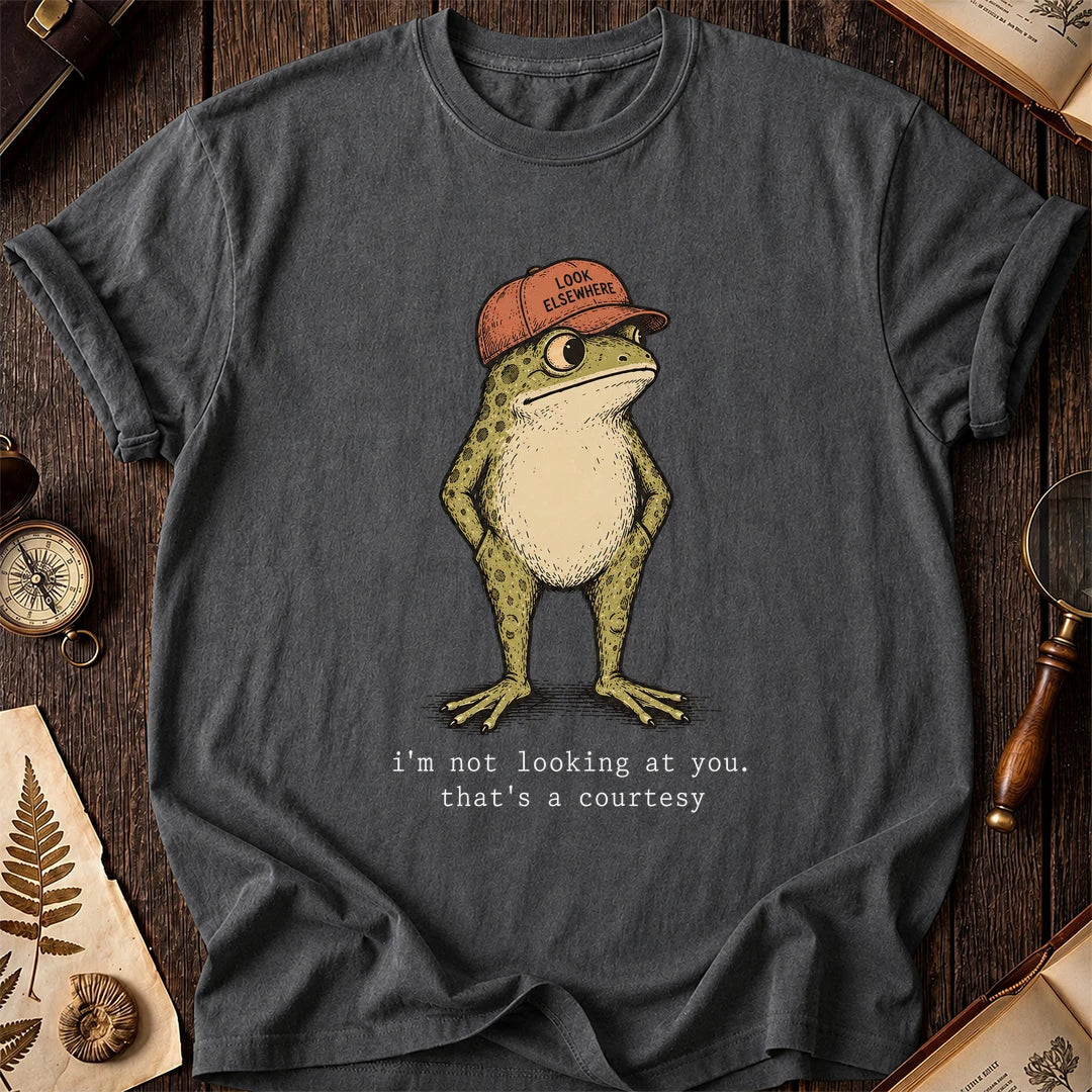 Not Looking Frog T-Shirt product image 6