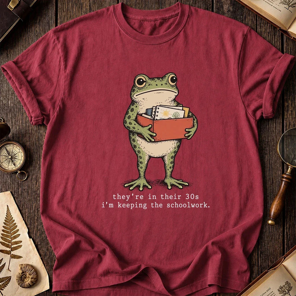 Old Homework Frog T-Shirt product image 5