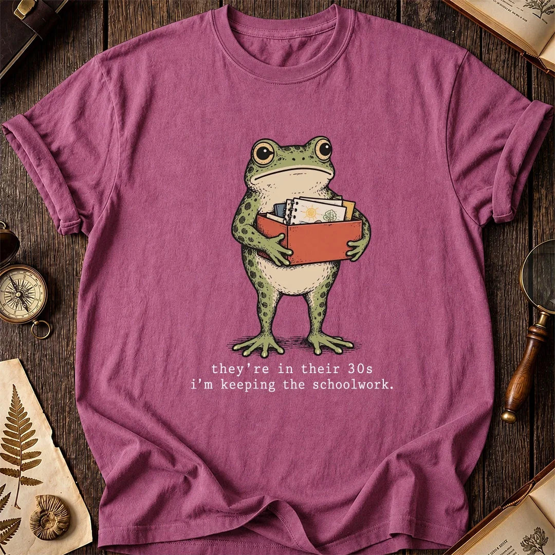 Old Homework Frog T-Shirt product image 3