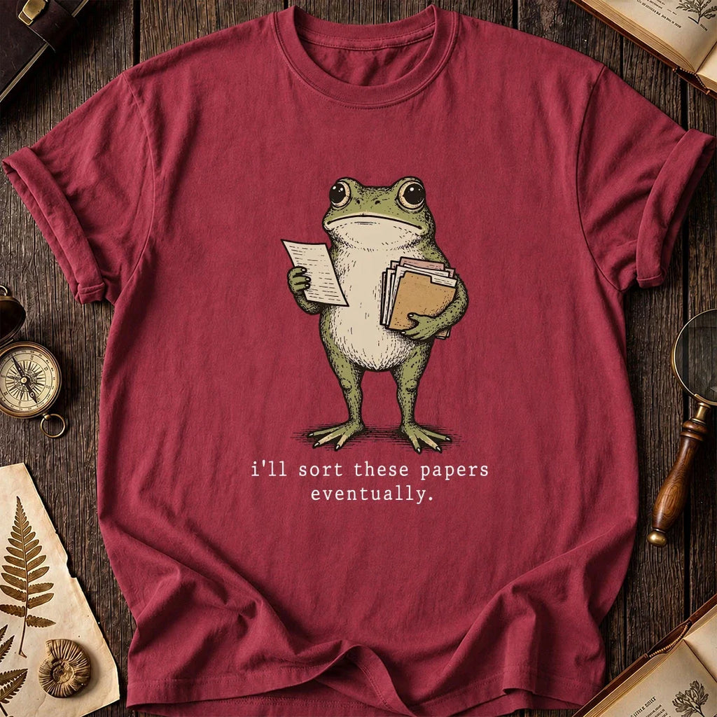 Paper Pile Frog T-Shirt product image 5