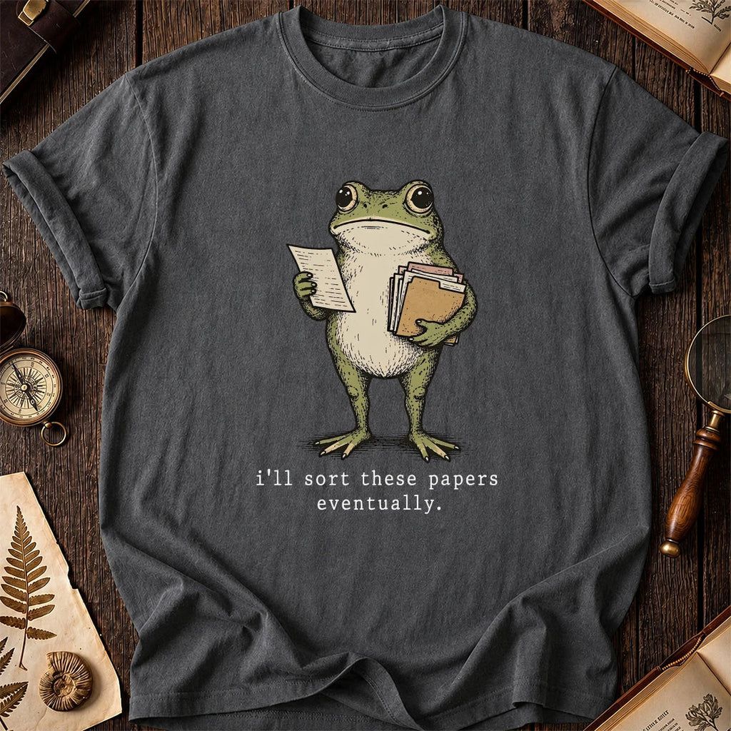 Paper Pile Frog T-Shirt product image 6