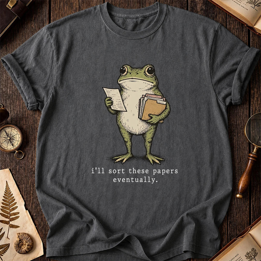 Paper Pile Frog T-Shirt product image 6