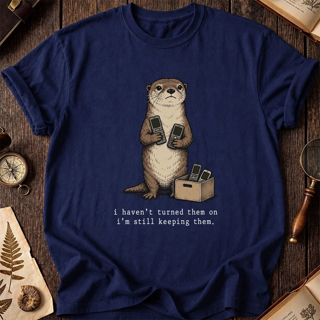 Phone Keeper Otter T-Shirt product image 7