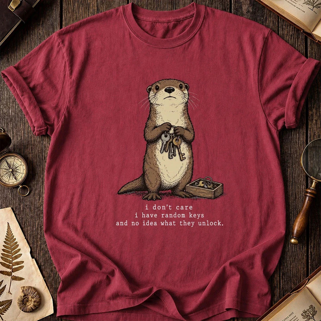 Random Keys Otter T-Shirt product image 4