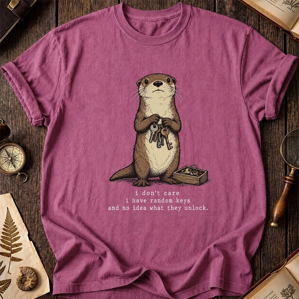 Random Keys Otter T-Shirt product image 3