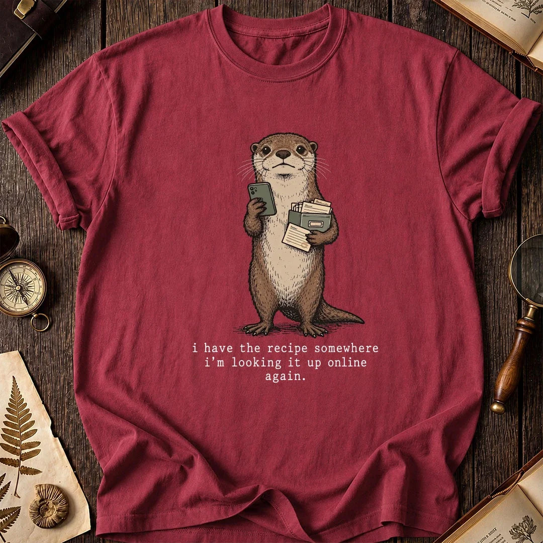 Recipe Search Otter T-Shirt product image 4
