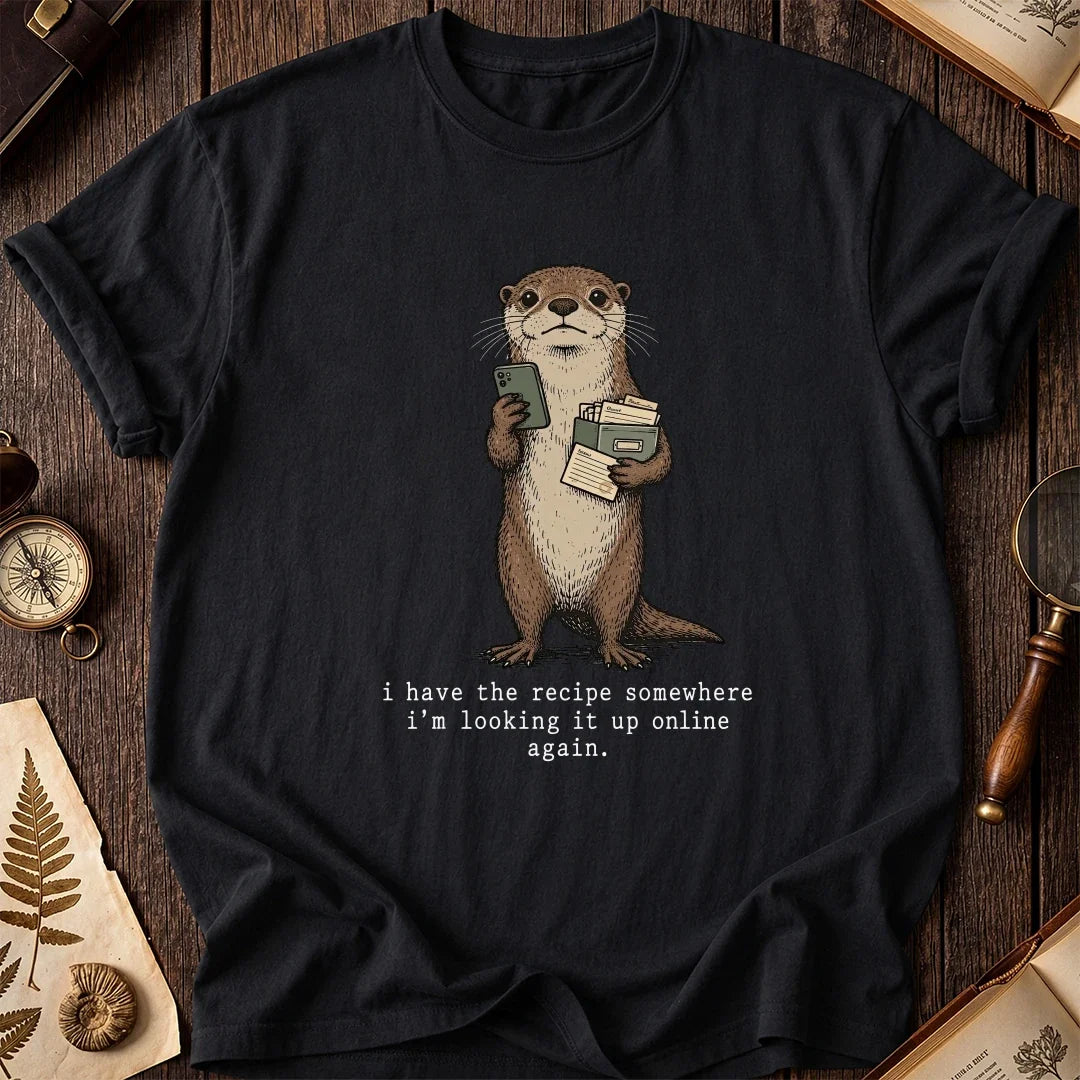 Recipe Search Otter T-Shirt product image 2