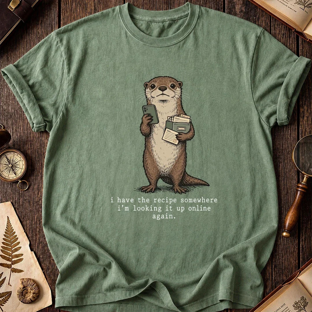 Recipe Search Otter T-Shirt product image 5