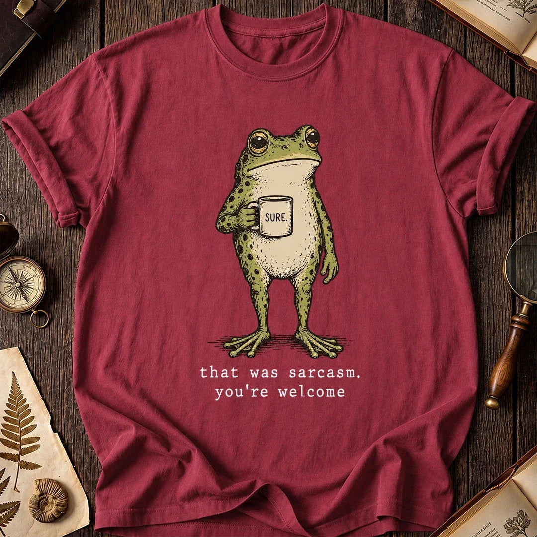Sarcasm Frog T-Shirt product image 5