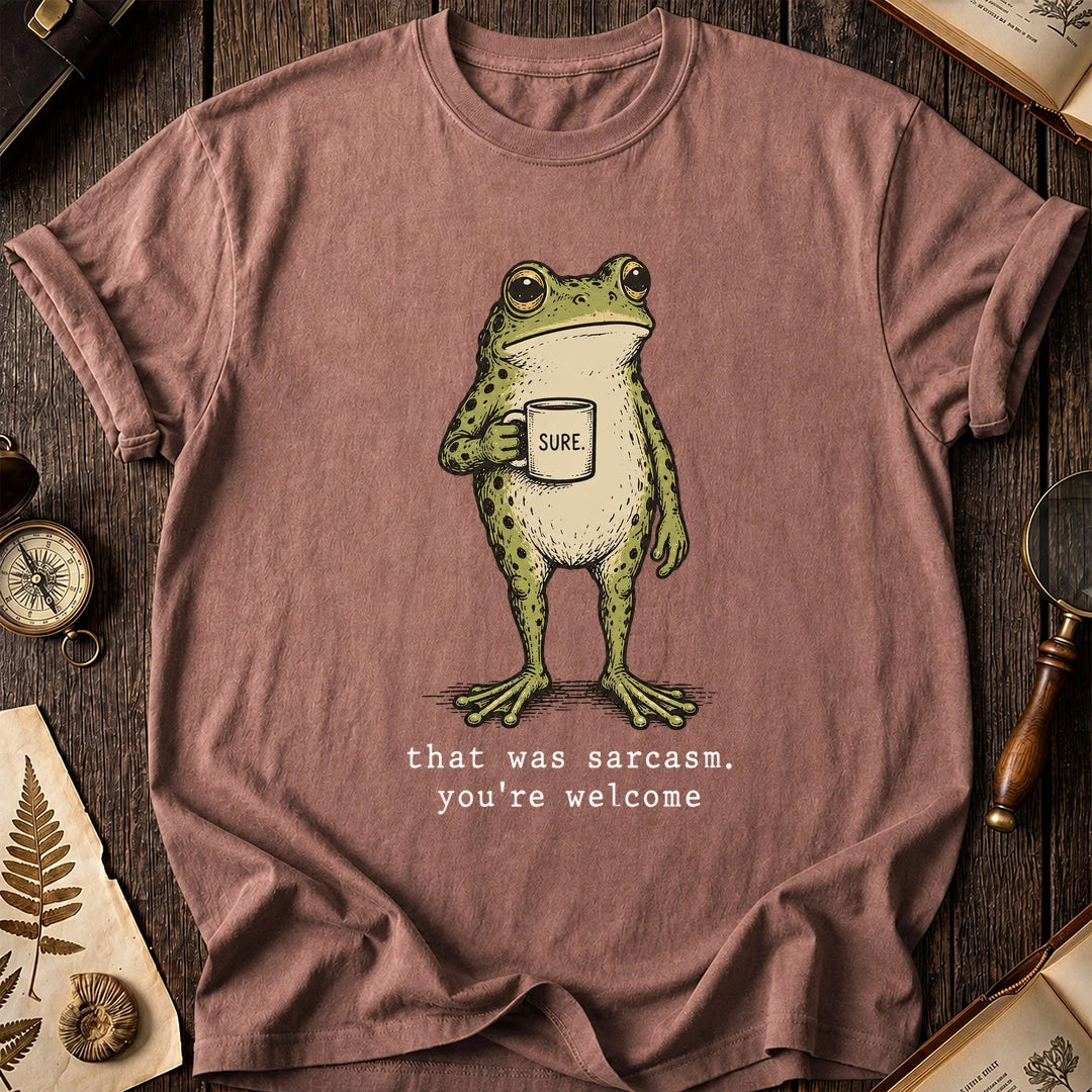 Sarcasm Frog T-Shirt product image 8