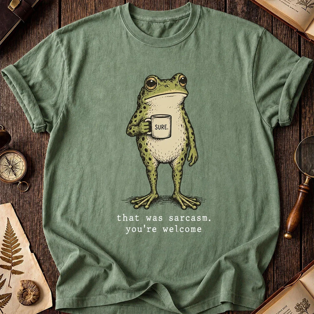 Sarcasm Frog T-Shirt product image 1