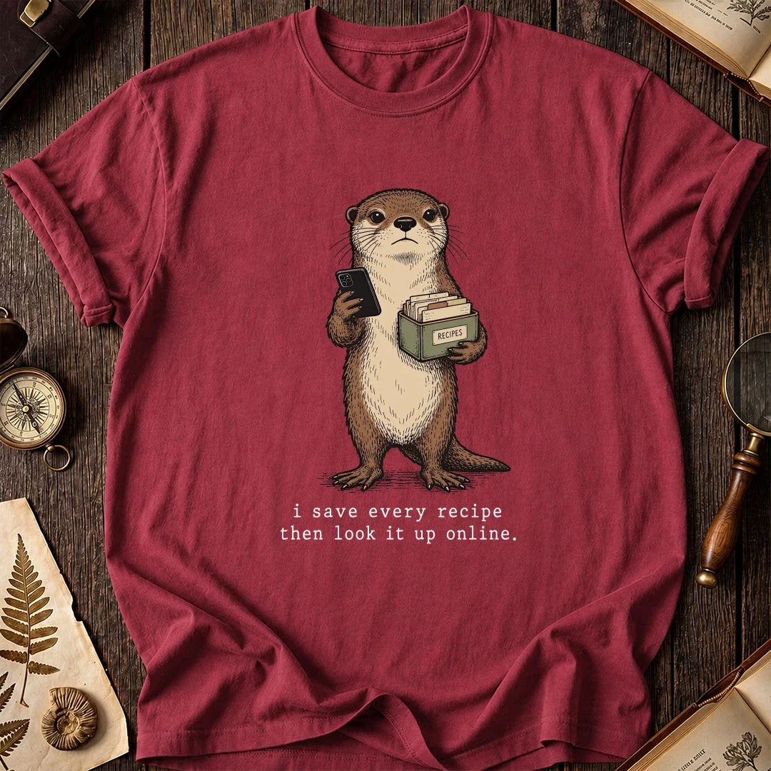 Save Recipes Otter T-Shirt product image 4