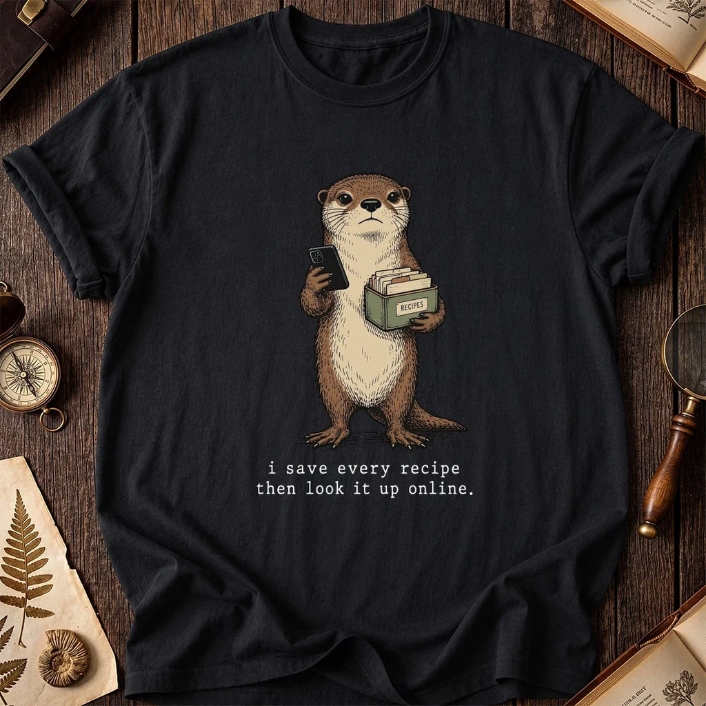 Save Recipes Otter T-Shirt product image 2