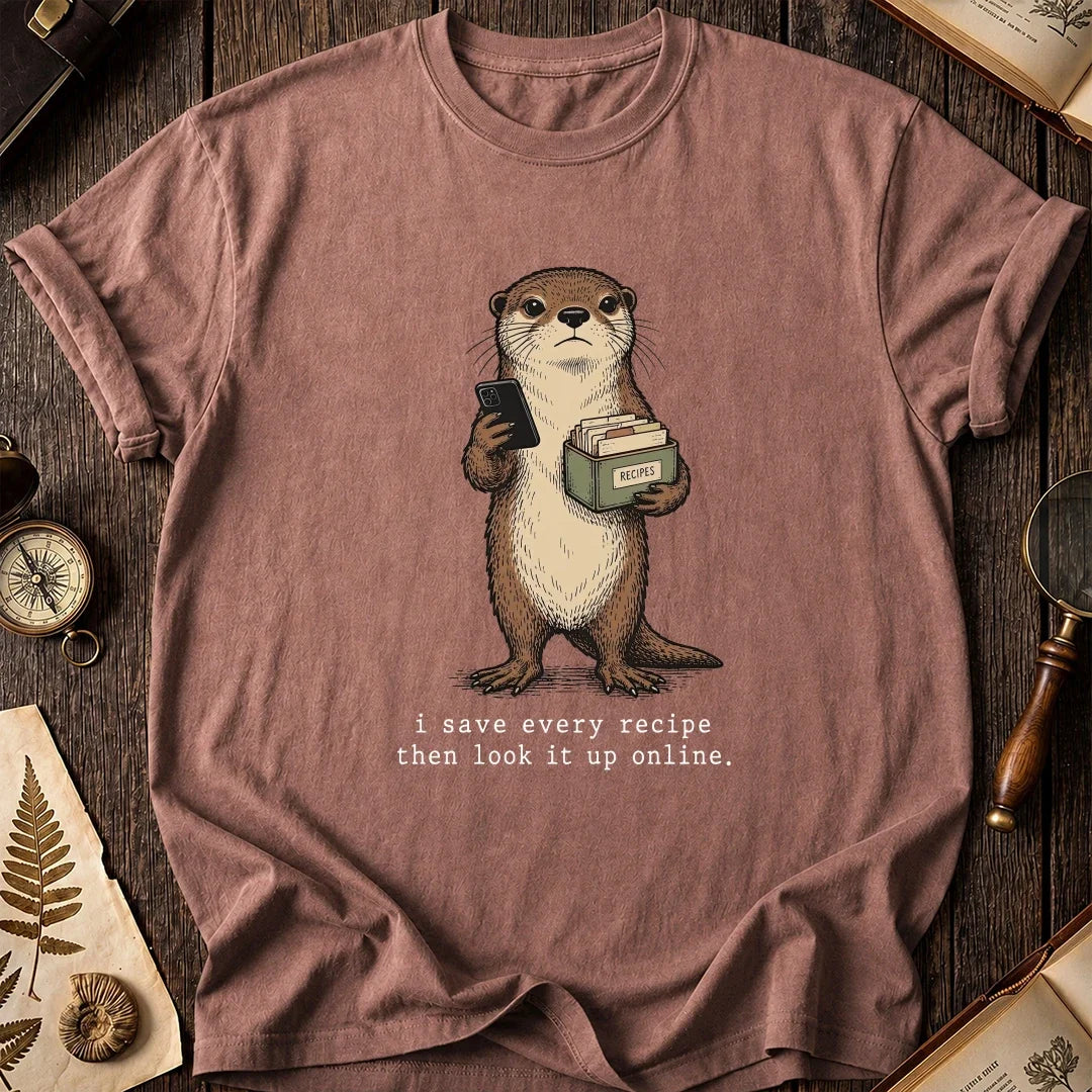 Save Recipes Otter T-Shirt product image 8