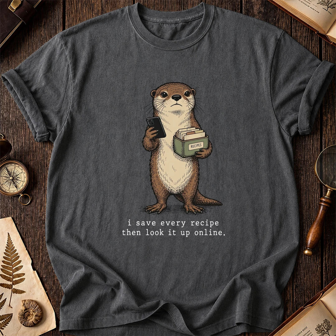 Save Recipes Otter T-Shirt product image 6