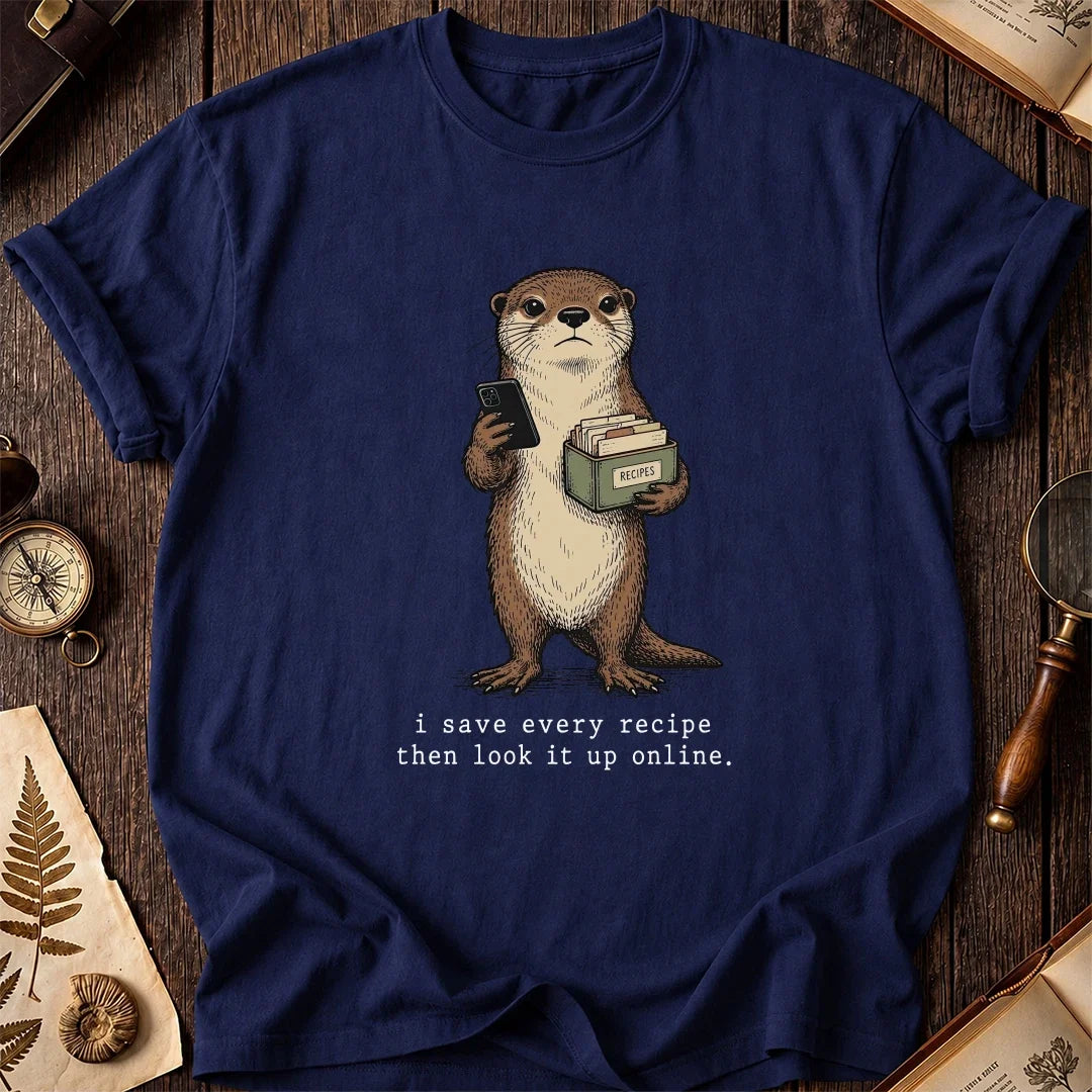 Save Recipes Otter T-Shirt product image 7