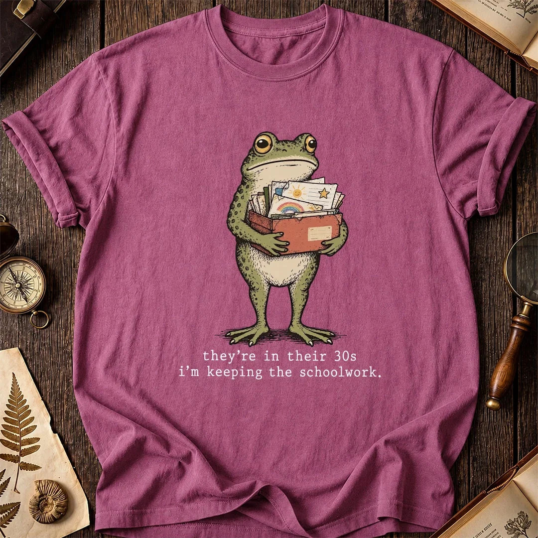 Schoolwork Frog T-Shirt product image 3