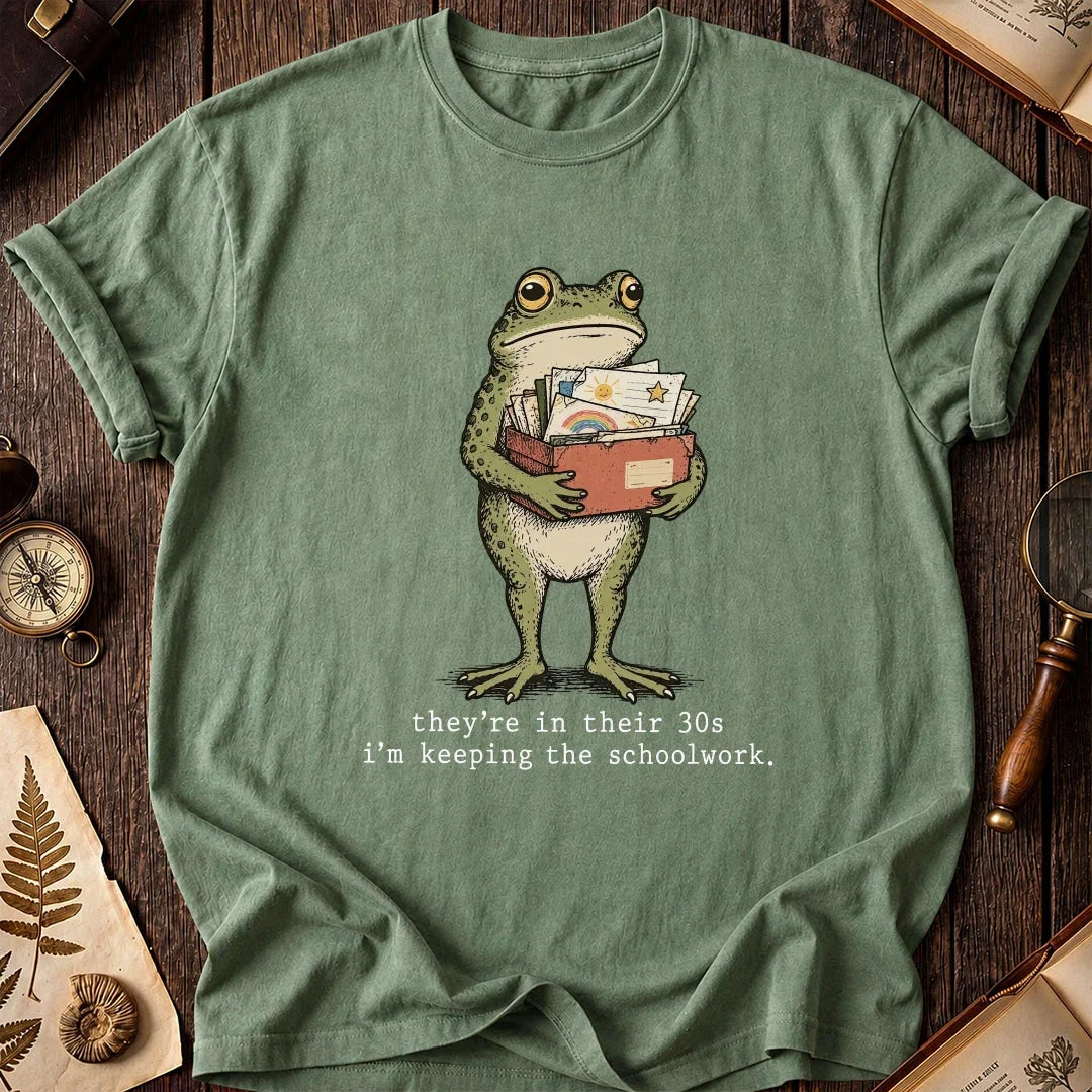 Schoolwork Frog T-Shirt product image 1