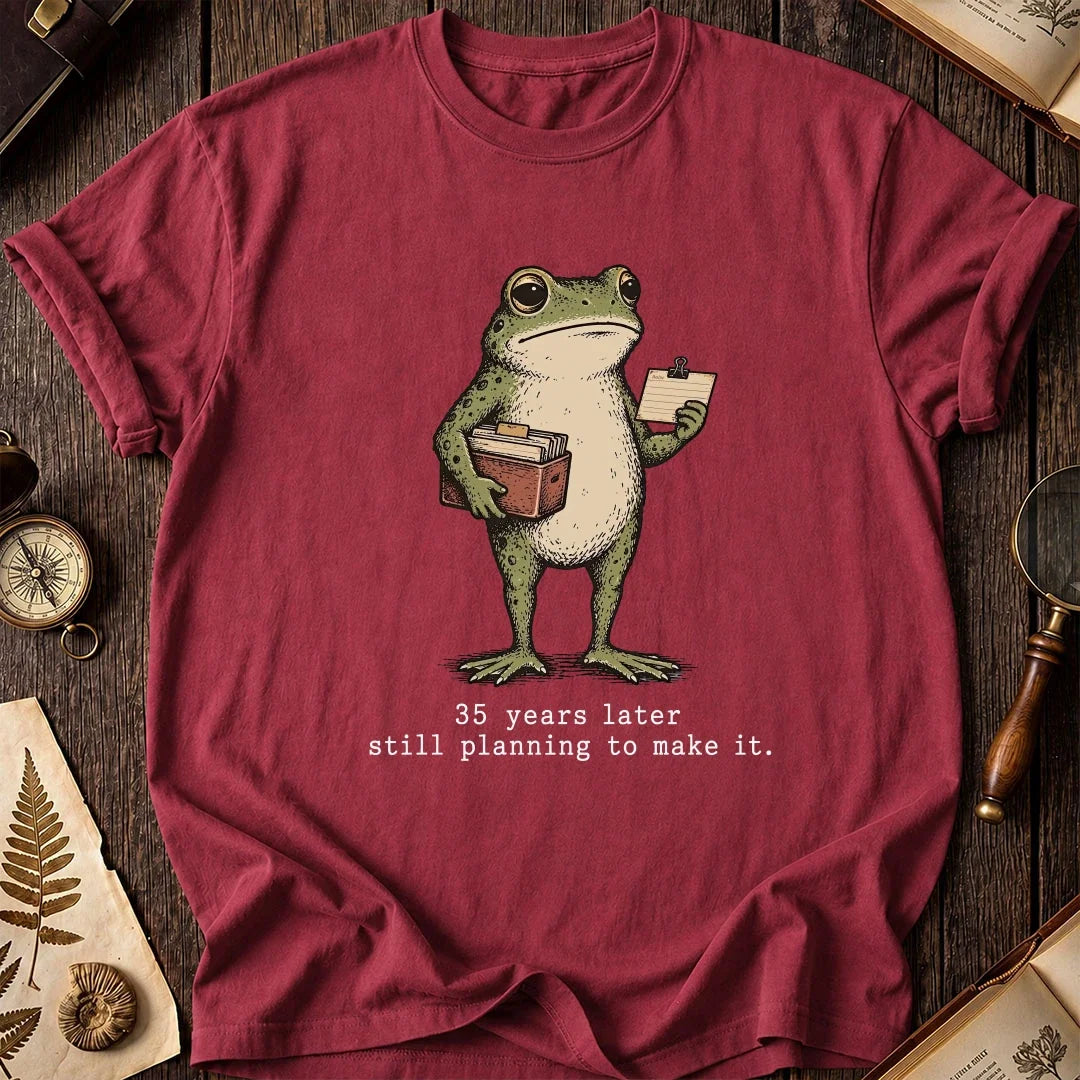 Someday Plan Frog T-Shirt product image 5
